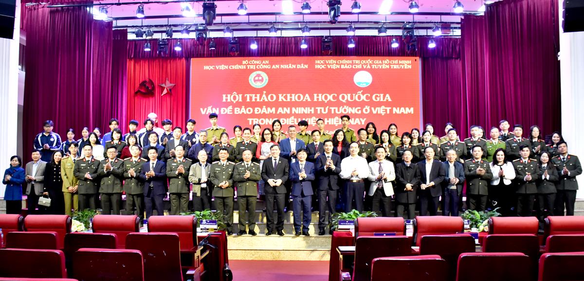 Hội thảo khoa học quốc gia “Vấn đề bảo đảm an ninh tư tưởng ở Việt Nam trong điều kiện hiện nay”